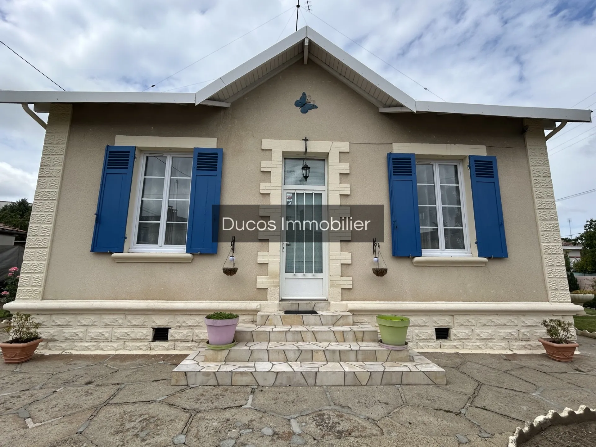 Maison familiale de 2 chambres avec garage et jardin à Marmande 