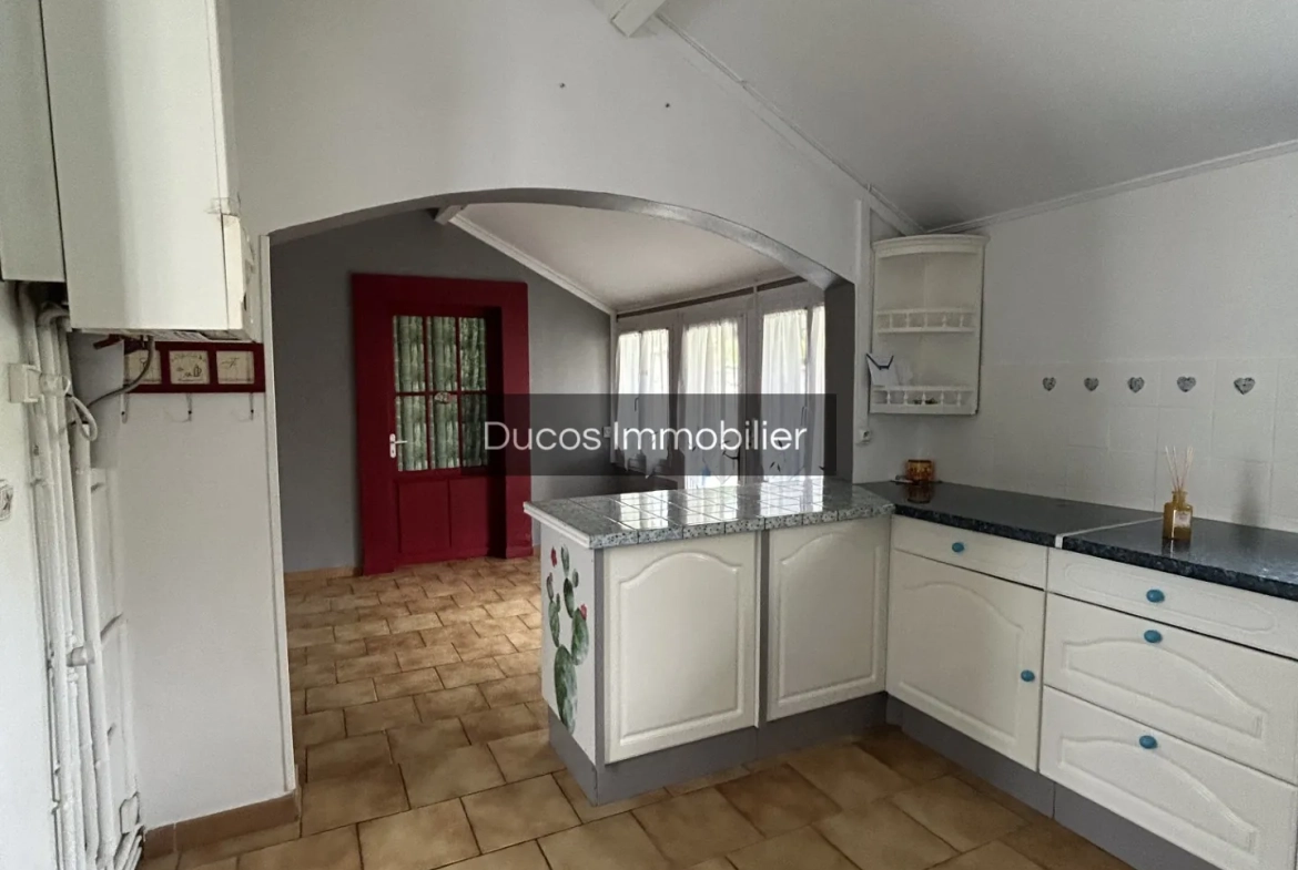 Maison familiale de 2 chambres avec garage et jardin à Marmande 