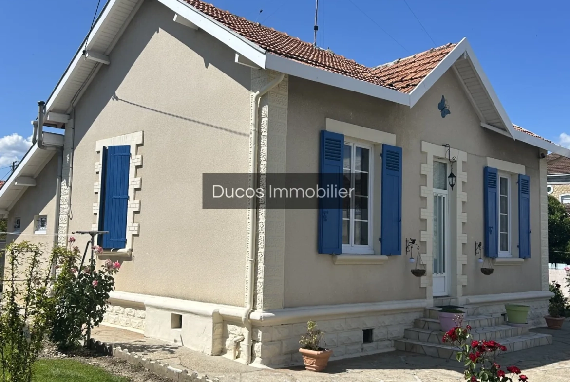 Maison familiale de 2 chambres avec garage et jardin à Marmande 