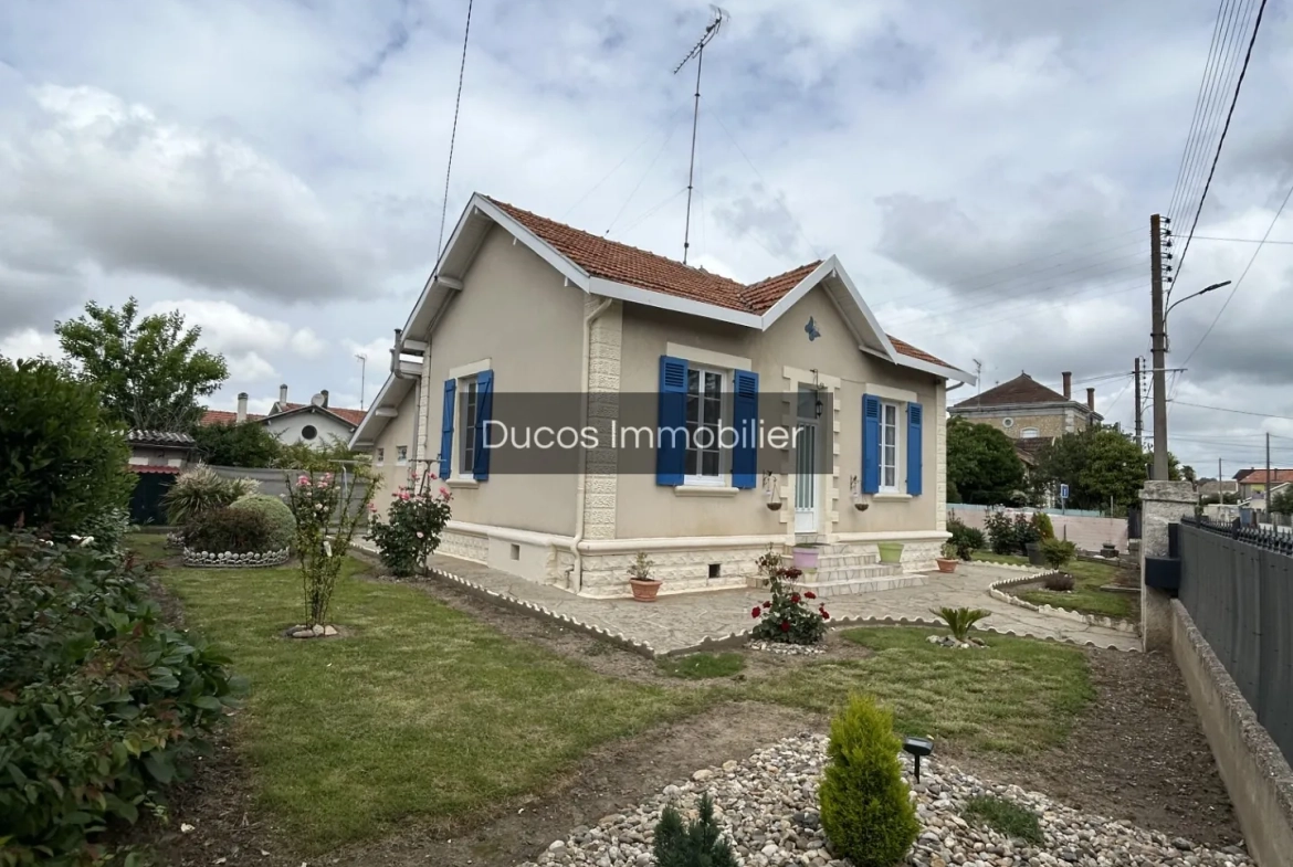 Maison familiale de 2 chambres avec garage et jardin à Marmande 