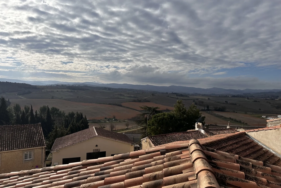 Maison de village en pierres avec jardin à Malras, Limoux, 160 m² 