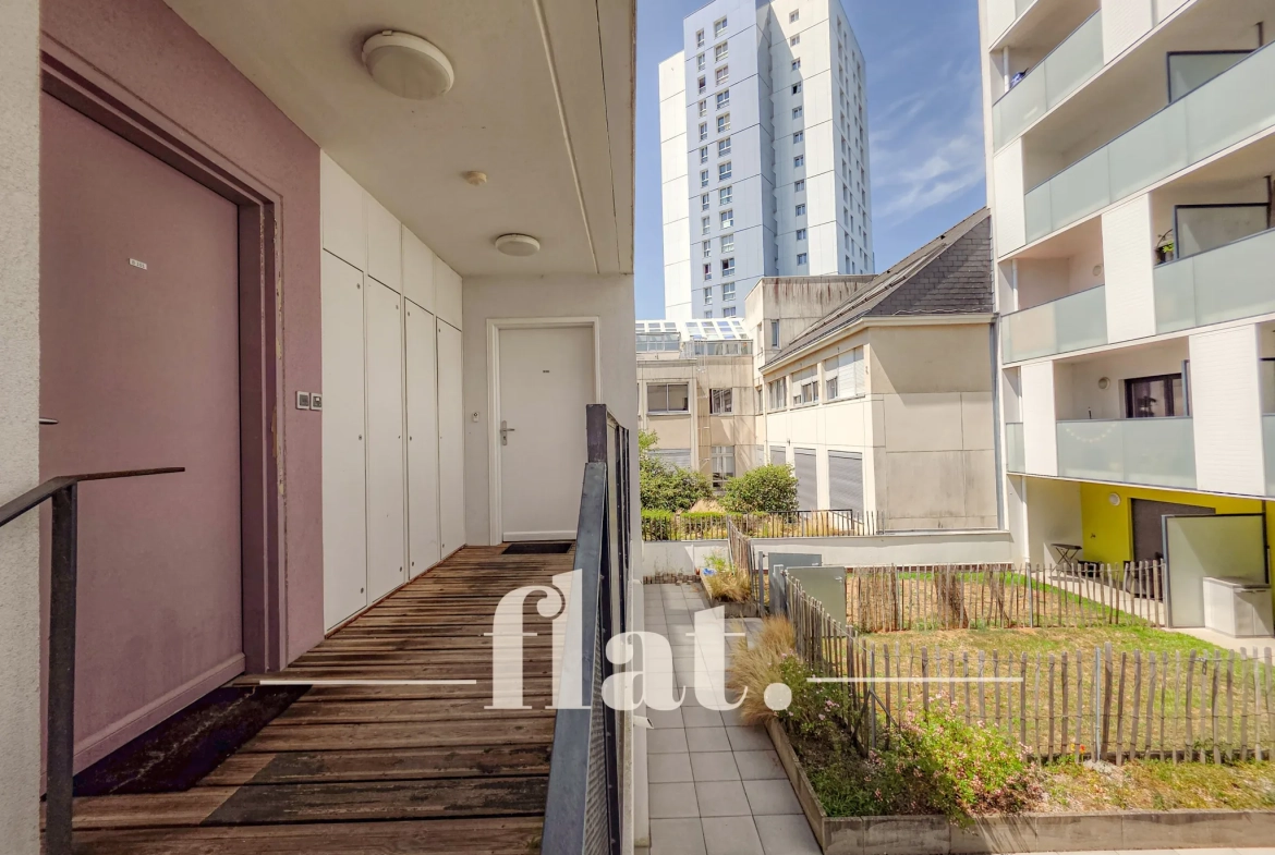 Appartement T3 de 58 m² avec garage à Nantes, proche Beaulieu 