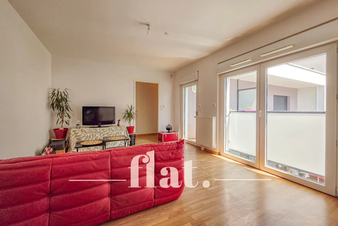Appartement T3 de 58 m² avec garage à Nantes, proche Beaulieu 