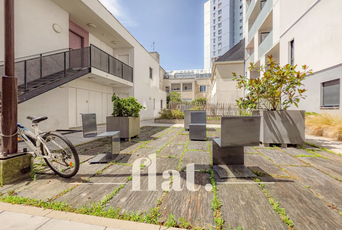 Appartement T3 de 58 m² avec garage à Nantes, proche Beaulieu 