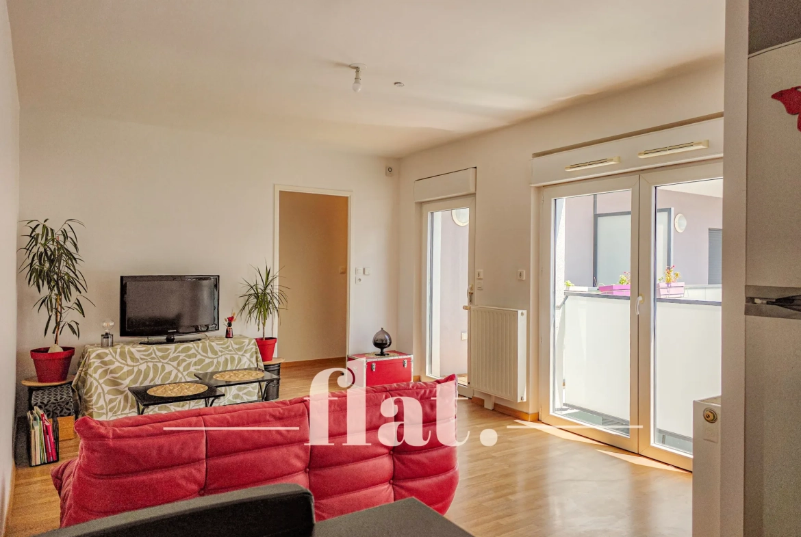 Appartement T3 de 58 m² avec garage à Nantes, proche Beaulieu 