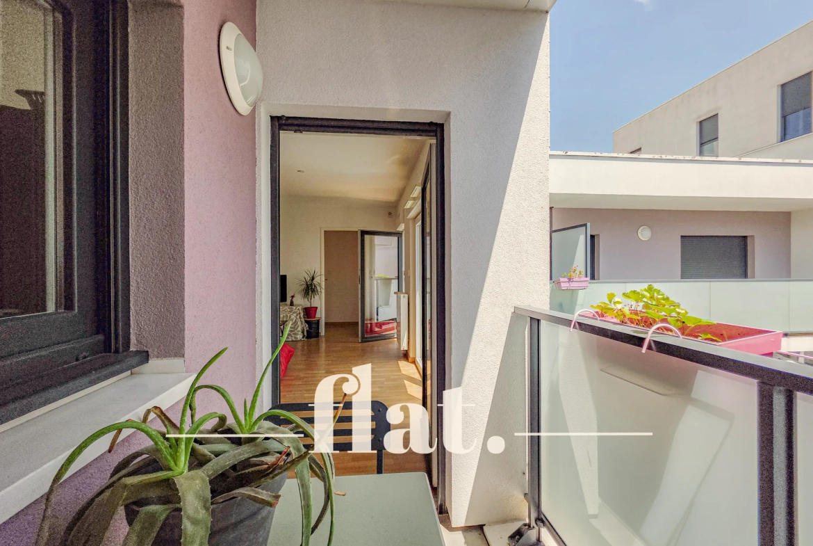 Appartement T3 de 58 m² avec garage à Nantes, proche Beaulieu 