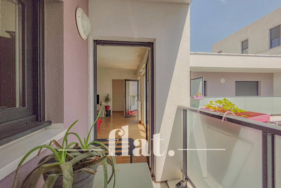 Appartement T3 de 58 m² avec garage à Nantes, proche Beaulieu 