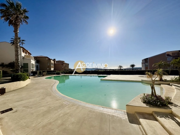 Appartement T2 de 27m² avec piscine et tennis à Six Fours Les Plages