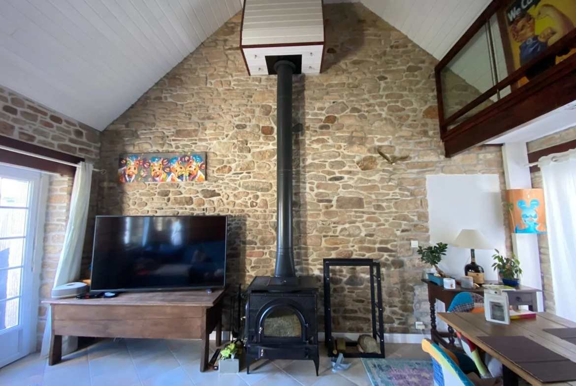Charmante maison avec 2 chambres à Guissény - 85m², jardin, terrasse 
