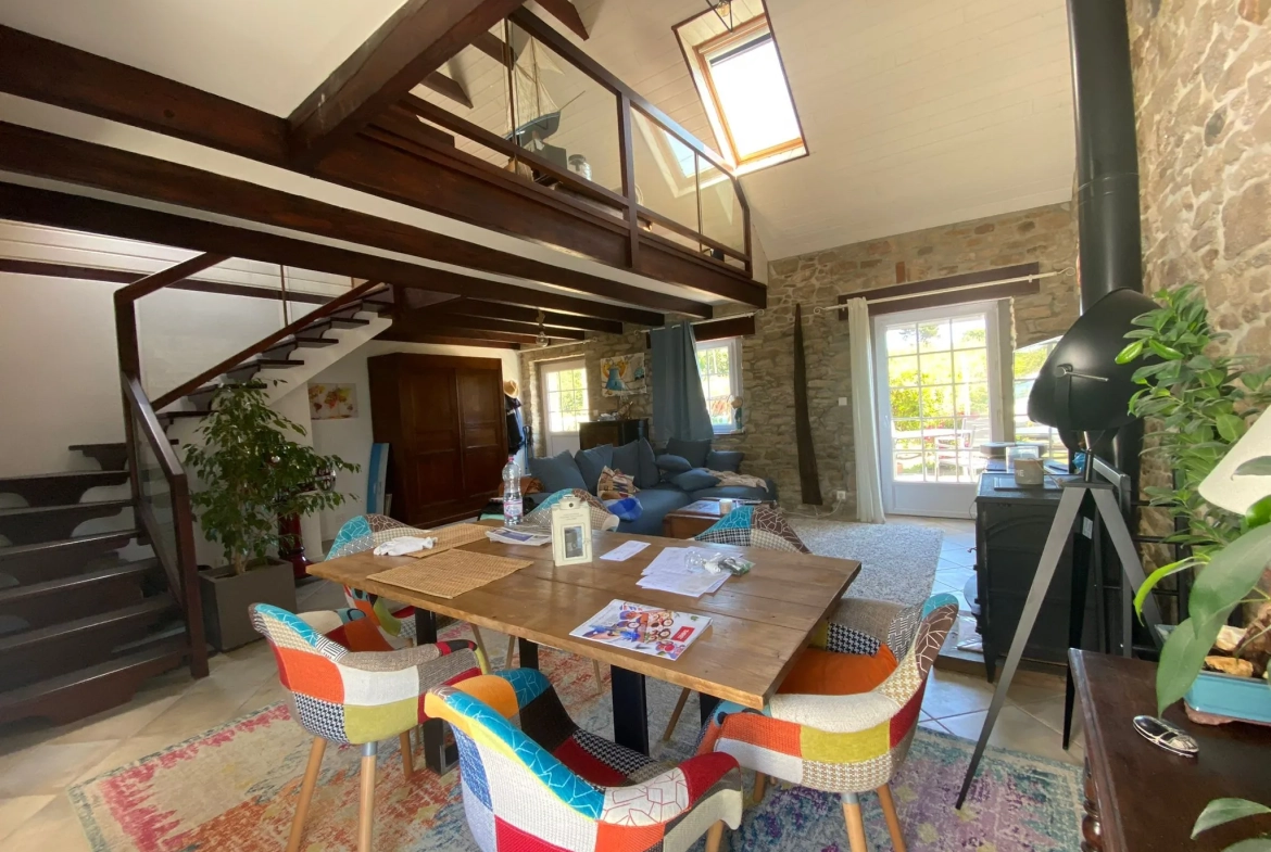 Charmante maison avec 2 chambres à Guissény - 85m², jardin, terrasse 