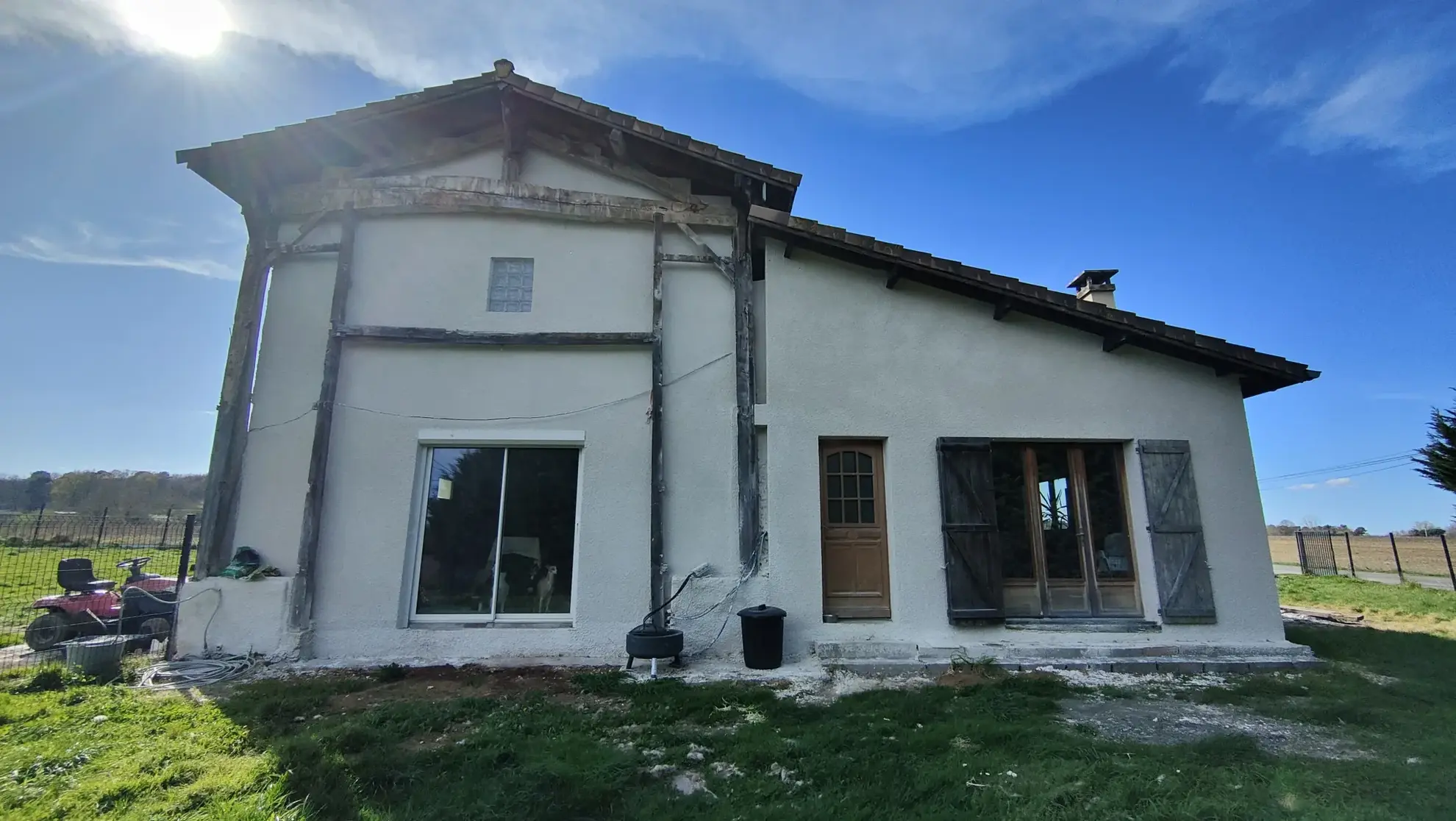 À vendre maison de campagne à Aillas, 7 pièces, 186 m² avec terrain de 9170 m² 