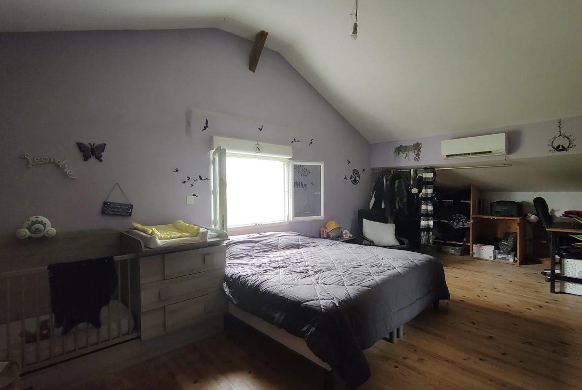 À vendre maison de campagne à Aillas, 7 pièces, 186 m² avec terrain de 9170 m² 