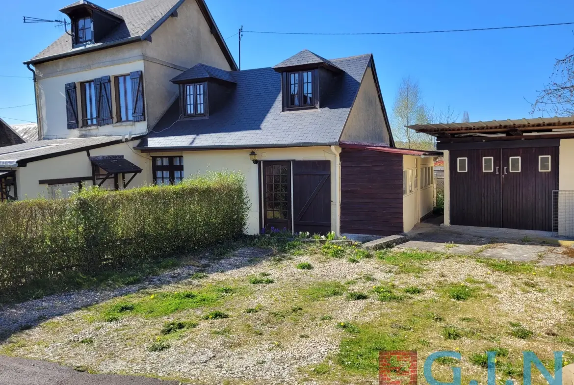 Maison 94 m² avec 3 chambres à Brionne, proche commodités 