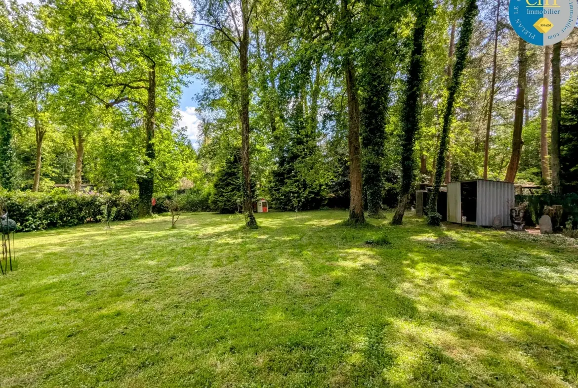 Maison en vente proche de la forêt de Brocéliande avec terrain arboré 