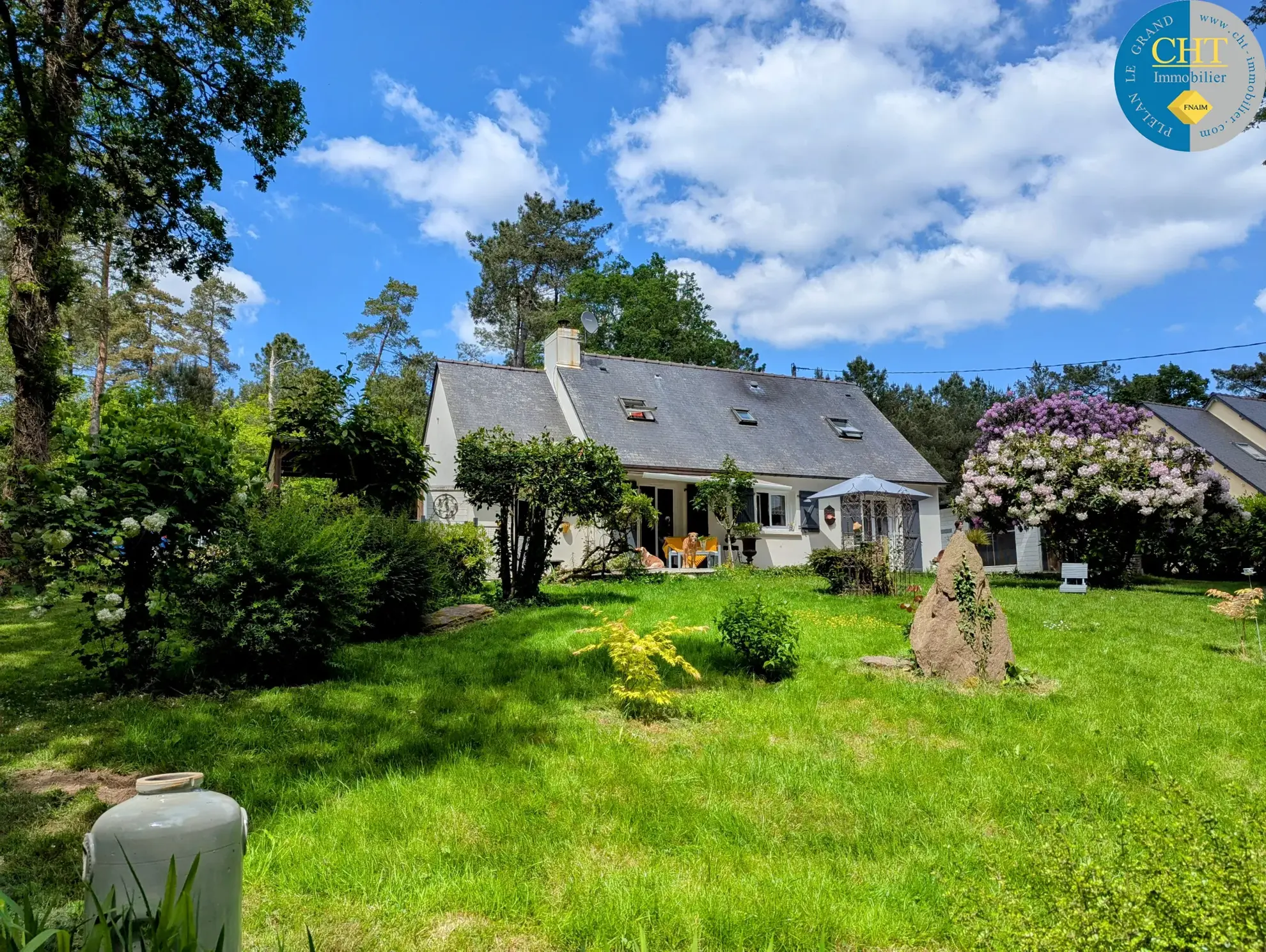 Maison en vente proche de la forêt de Brocéliande avec terrain arboré 