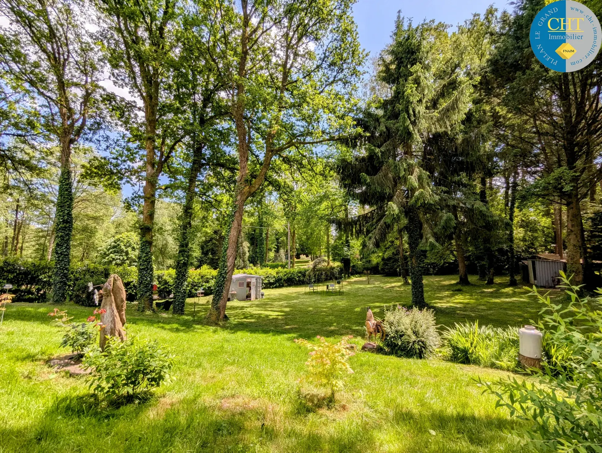 Maison en vente proche de la forêt de Brocéliande avec terrain arboré 