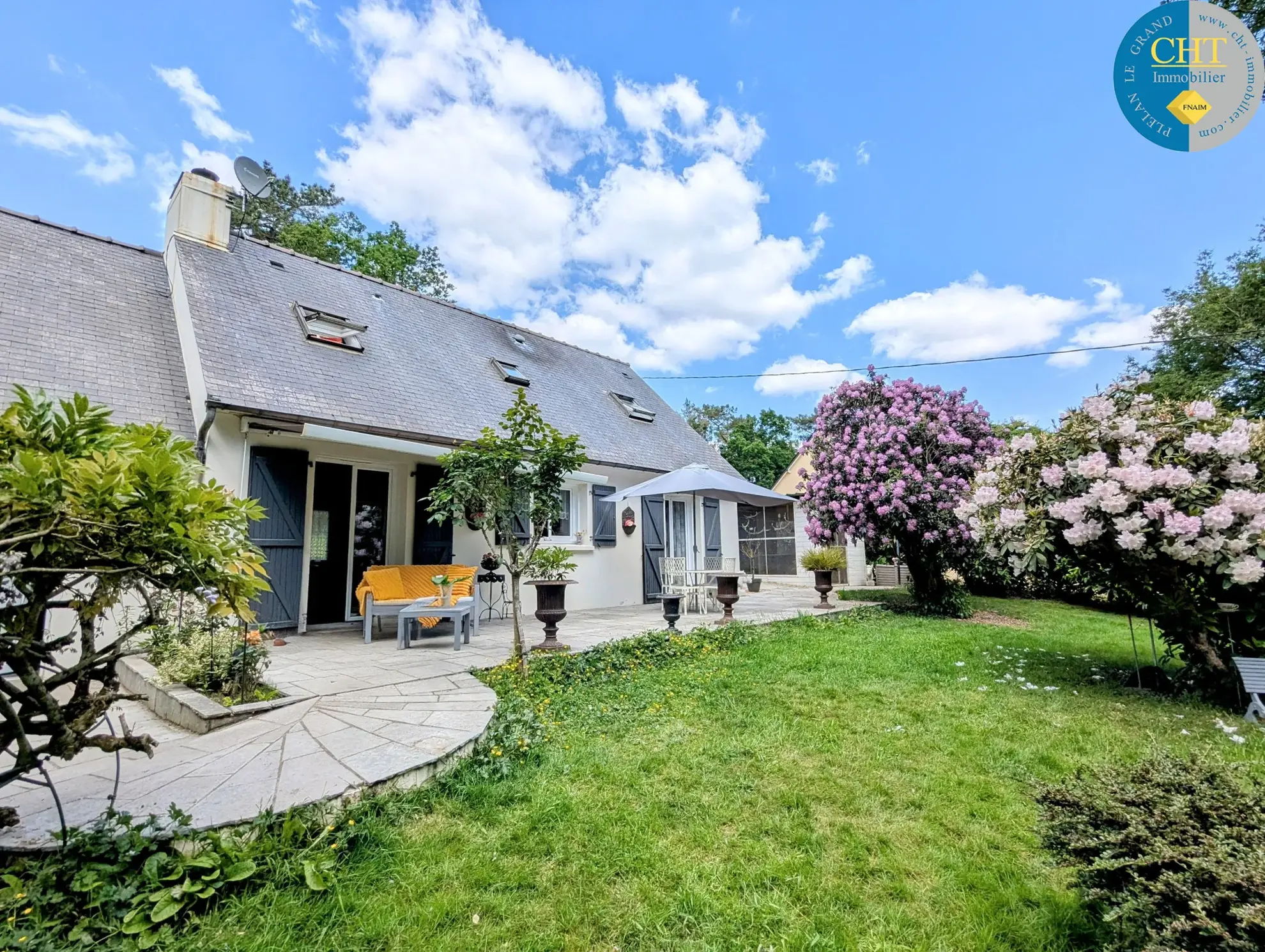 Maison en vente proche de la forêt de Brocéliande avec terrain arboré 