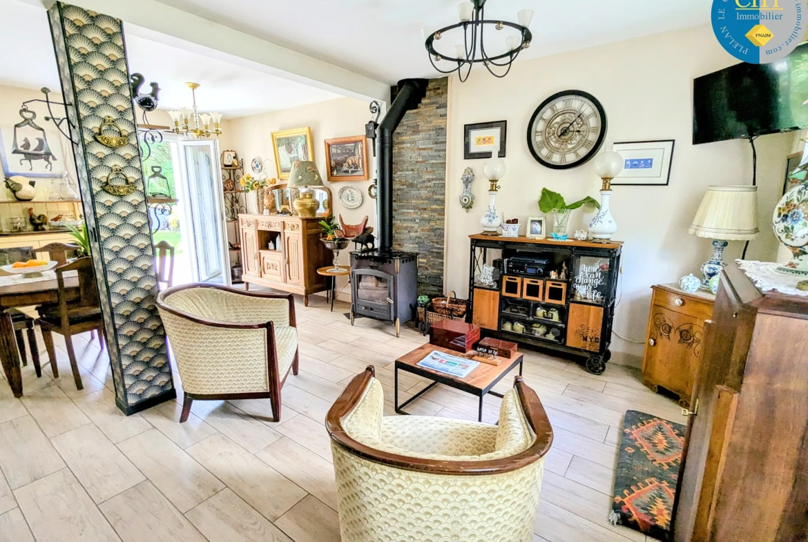 Maison en vente proche de la forêt de Brocéliande avec terrain arboré 