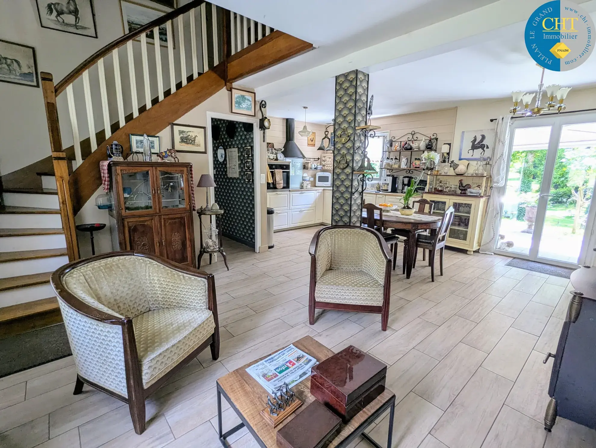 Maison en vente proche de la forêt de Brocéliande avec terrain arboré 
