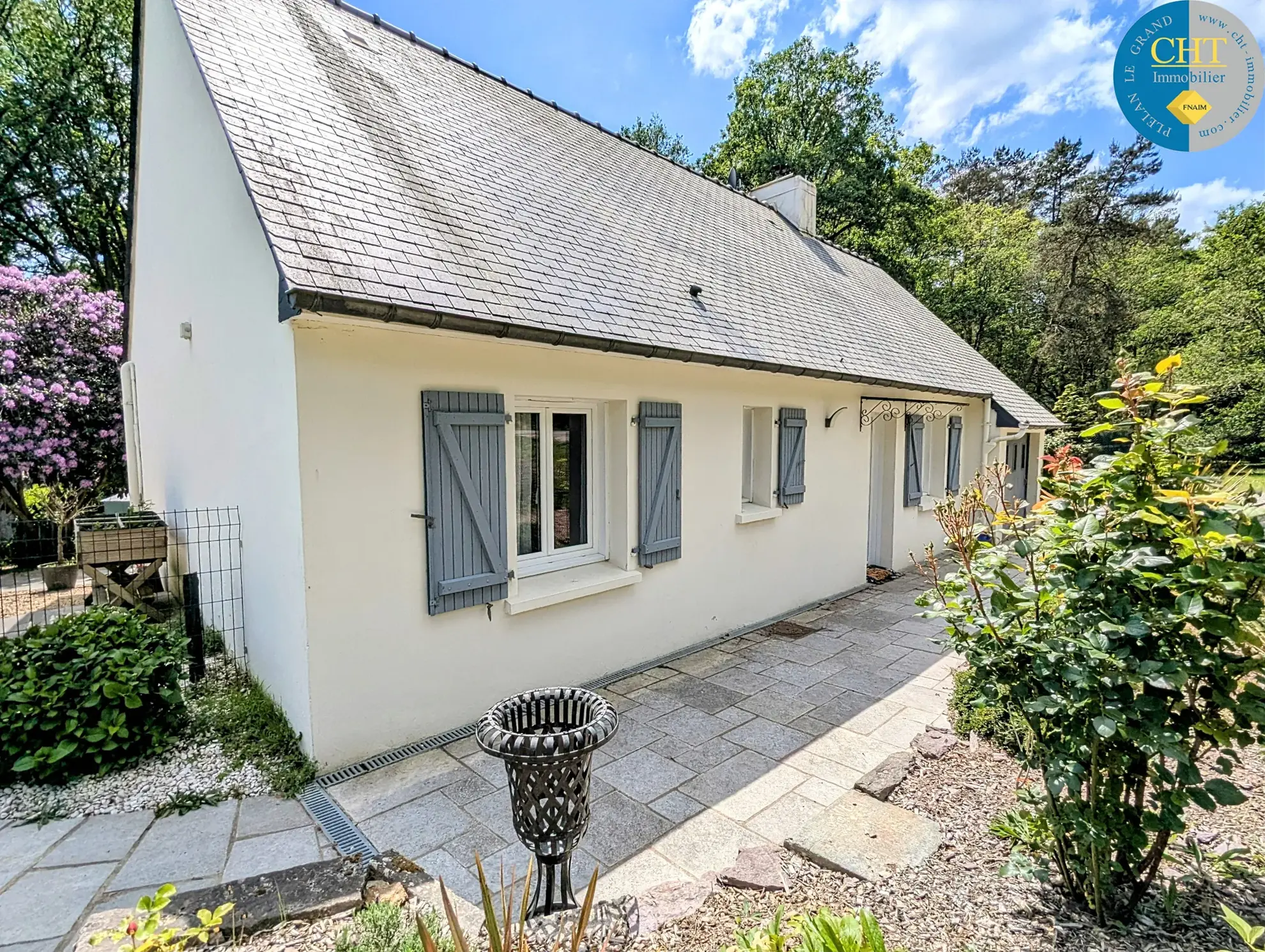 Maison en vente proche de la forêt de Brocéliande avec terrain arboré 