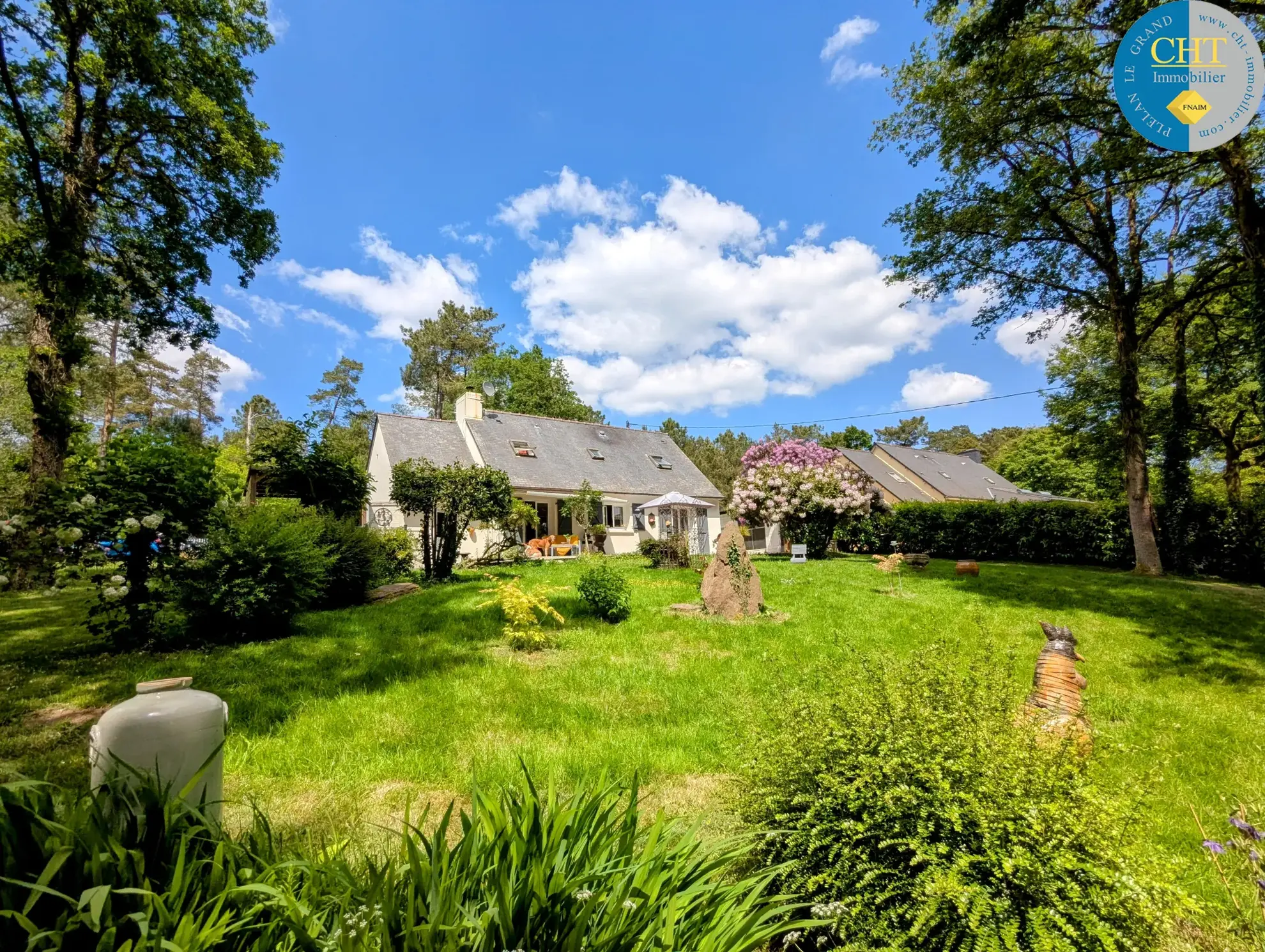 Maison en vente proche de la forêt de Brocéliande avec terrain arboré 