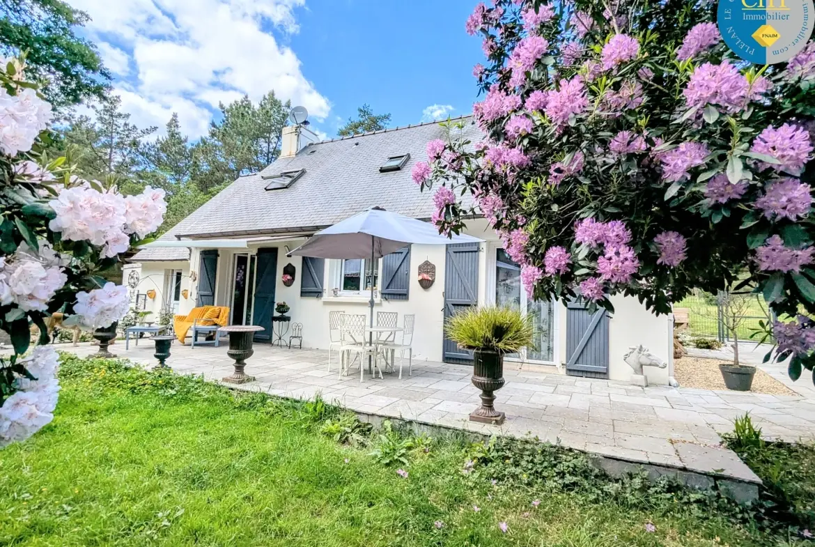 Maison en vente proche de la forêt de Brocéliande avec terrain arboré 