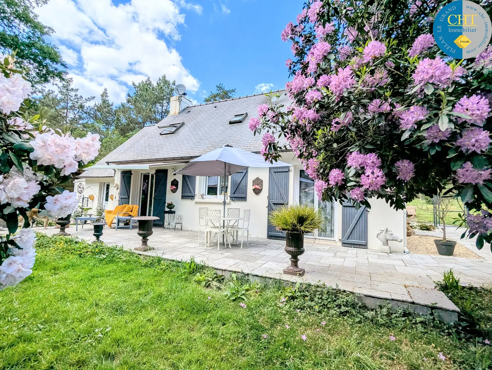 Maison en vente proche de la forêt de Brocéliande avec terrain arboré 
