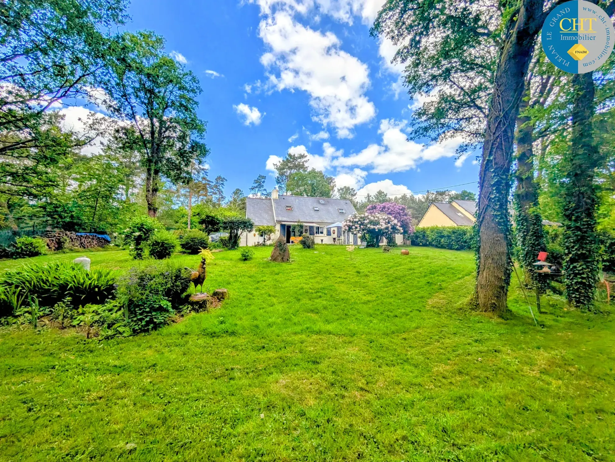 Maison en vente proche de la forêt de Brocéliande avec terrain arboré 