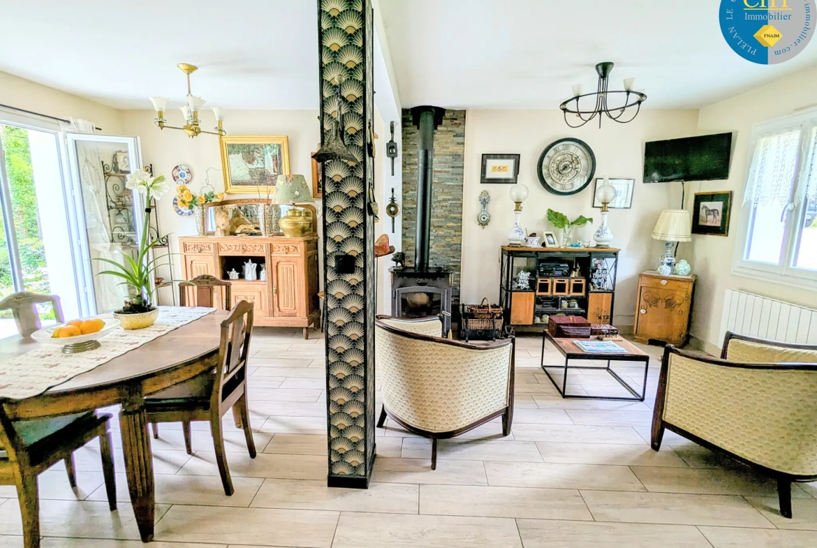 Maison en vente proche de la forêt de Brocéliande avec terrain arboré 