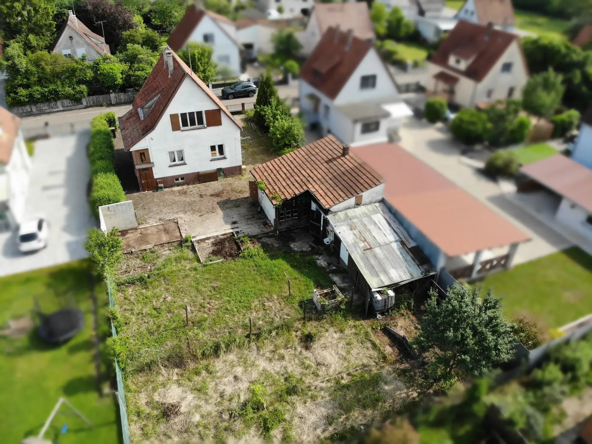 Maison de village à Drusenheim de 82 m² avec terrain de 7 ares à rénover 
