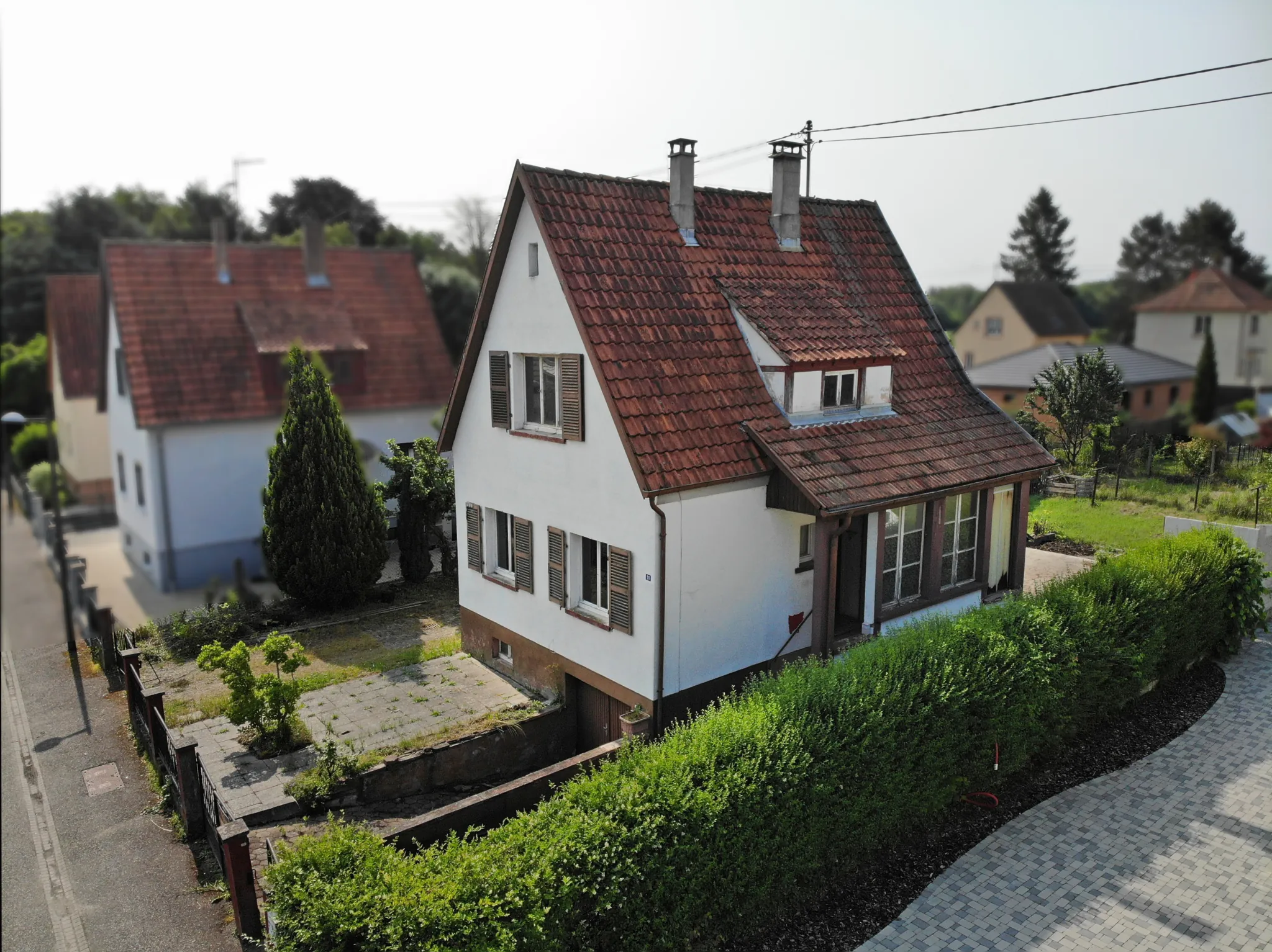 Maison de village à Drusenheim de 82 m² avec terrain de 7 ares à rénover 