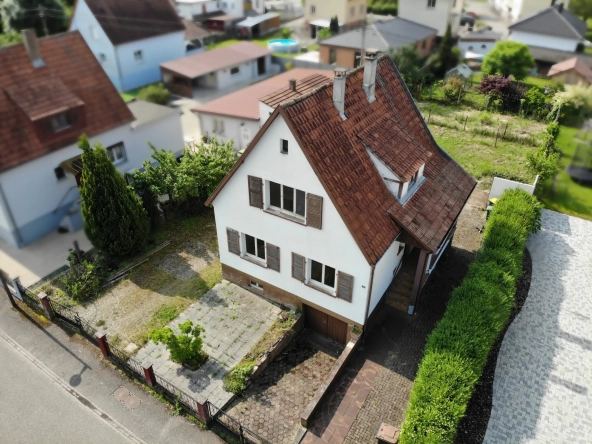 Maison de village à Drusenheim de 82 m² avec terrain de 7 ares à rénover