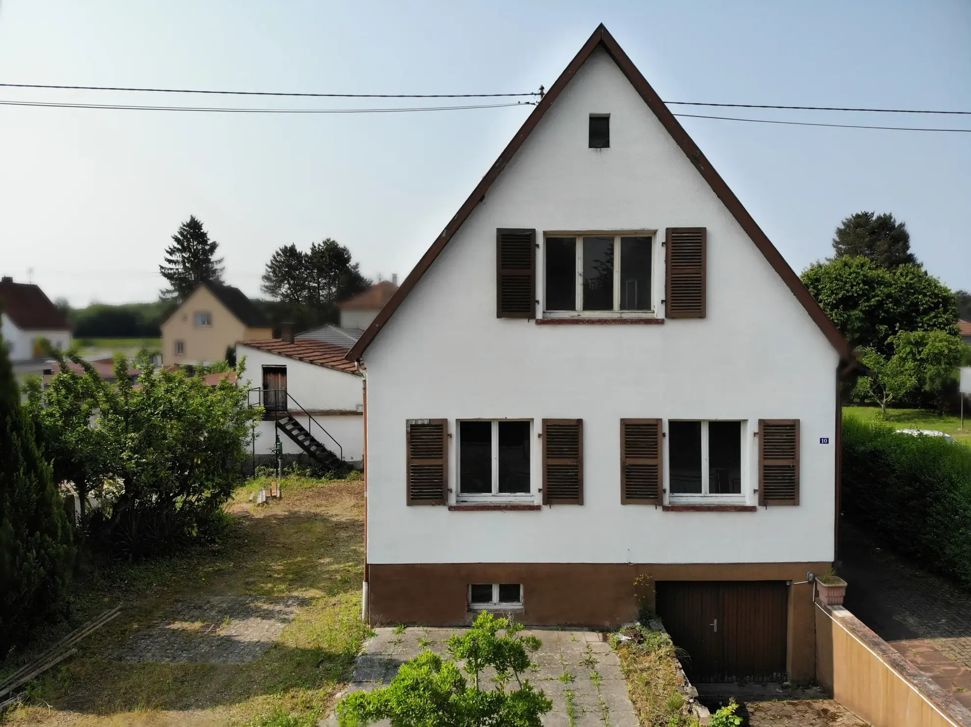 Maison de village à Drusenheim de 82 m² avec terrain de 7 ares à rénover 