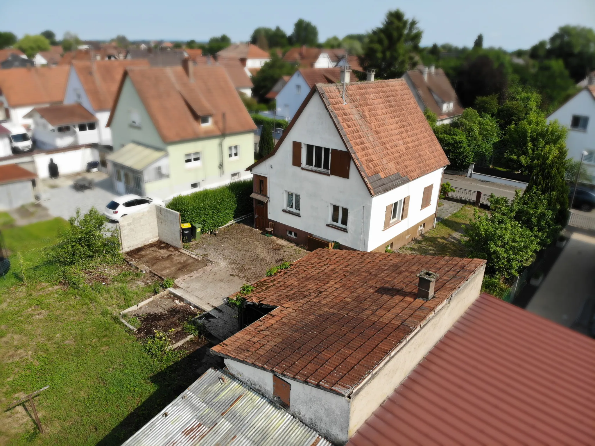 Maison de village à Drusenheim de 82 m² avec terrain de 7 ares à rénover 