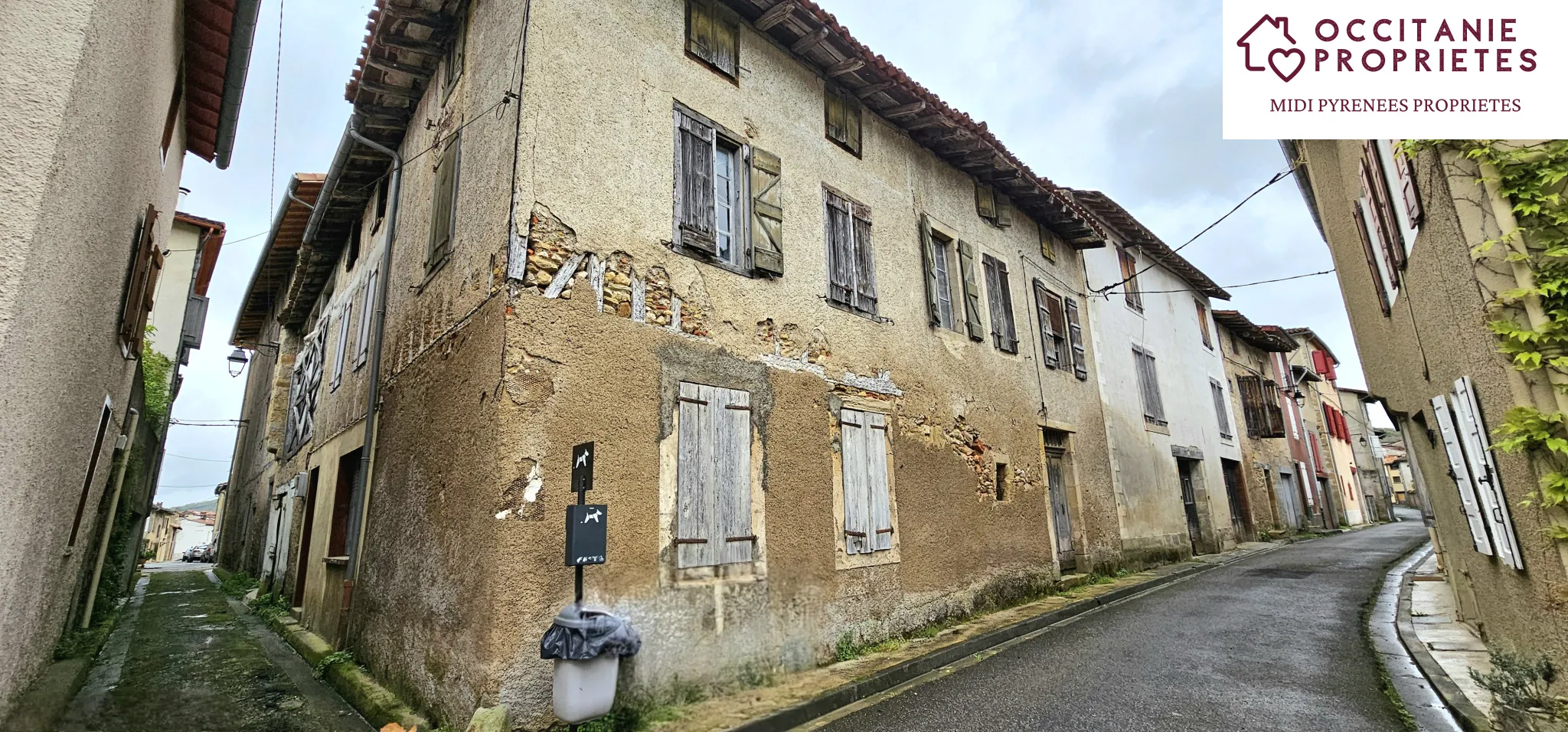 Bâtisse à rénover au Mas d'Azil : potentiel exceptionnel en Ariège 