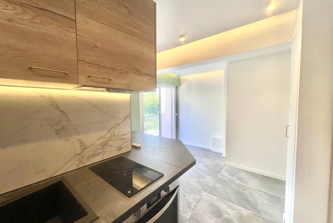Appartement rénové de 21 m² à Cannes Basse Californie, proche plage et commerces 