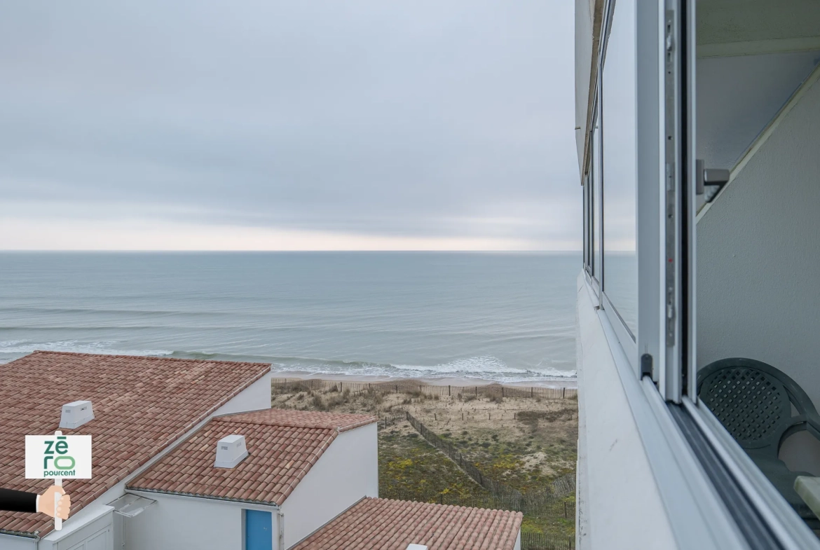 T2 avec vue sur l’océan près de la plage des Mouettes à Saint-Hilaire-de-Riez 