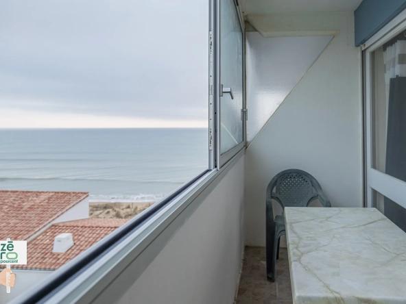 T2 avec vue sur l’océan près de la plage des Mouettes à Saint-Hilaire-de-Riez