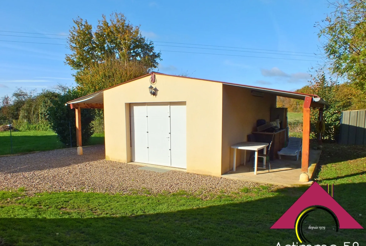 Maison à vendre de 117 m² avec jardin et garage près de Dun-sur-Auron 