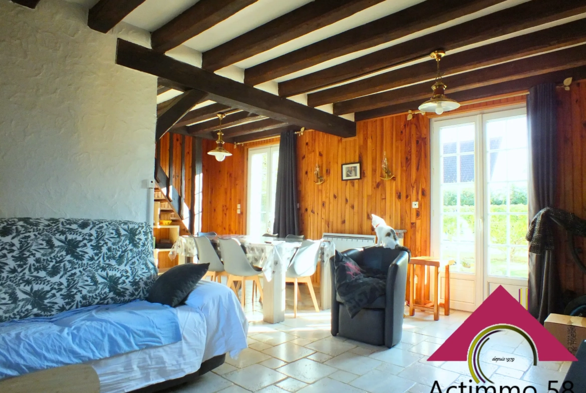 Maison à vendre de 117 m² avec jardin et garage près de Dun-sur-Auron 