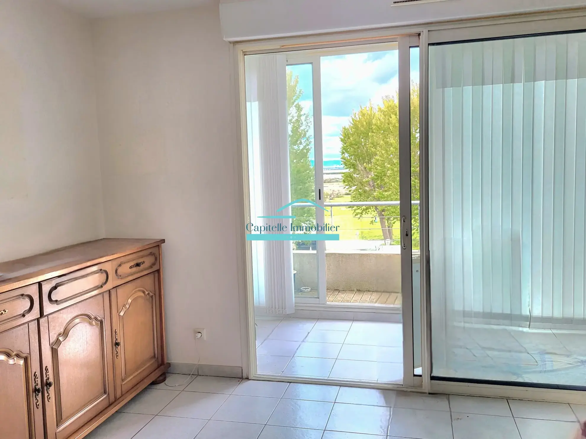 Appartement T2 avec terrasse et parking à Palavas-les-Flots - Vue étangs 
