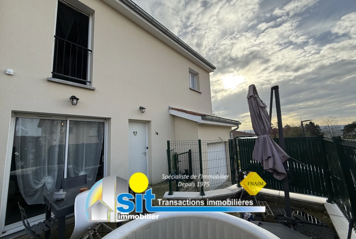 Villa récente à Estrablin près de Vienne – 3 chambres et garage 