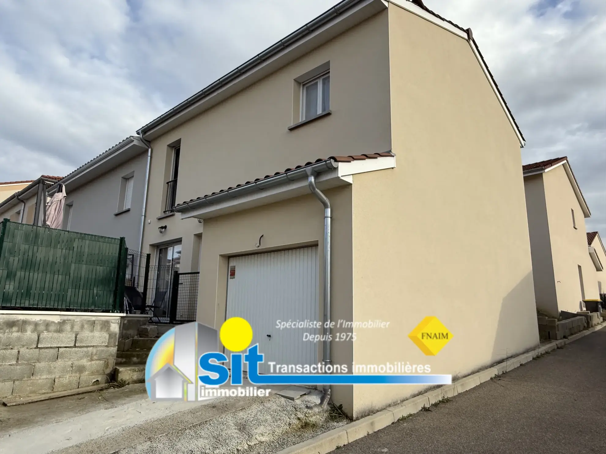 Villa récente à Estrablin près de Vienne – 3 chambres et garage 