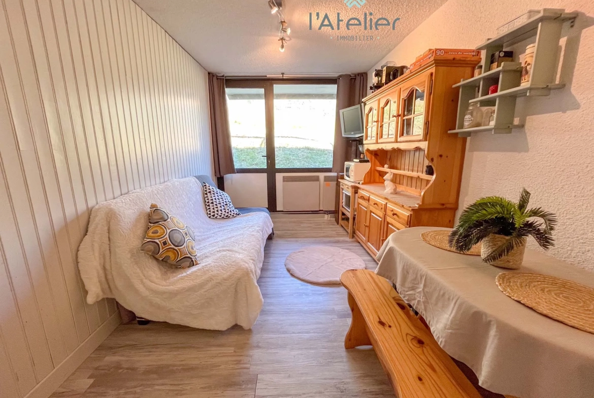 Appartement T2 lumineux de 29,86 m² à Piau Engaly, idéal investissement montagne 