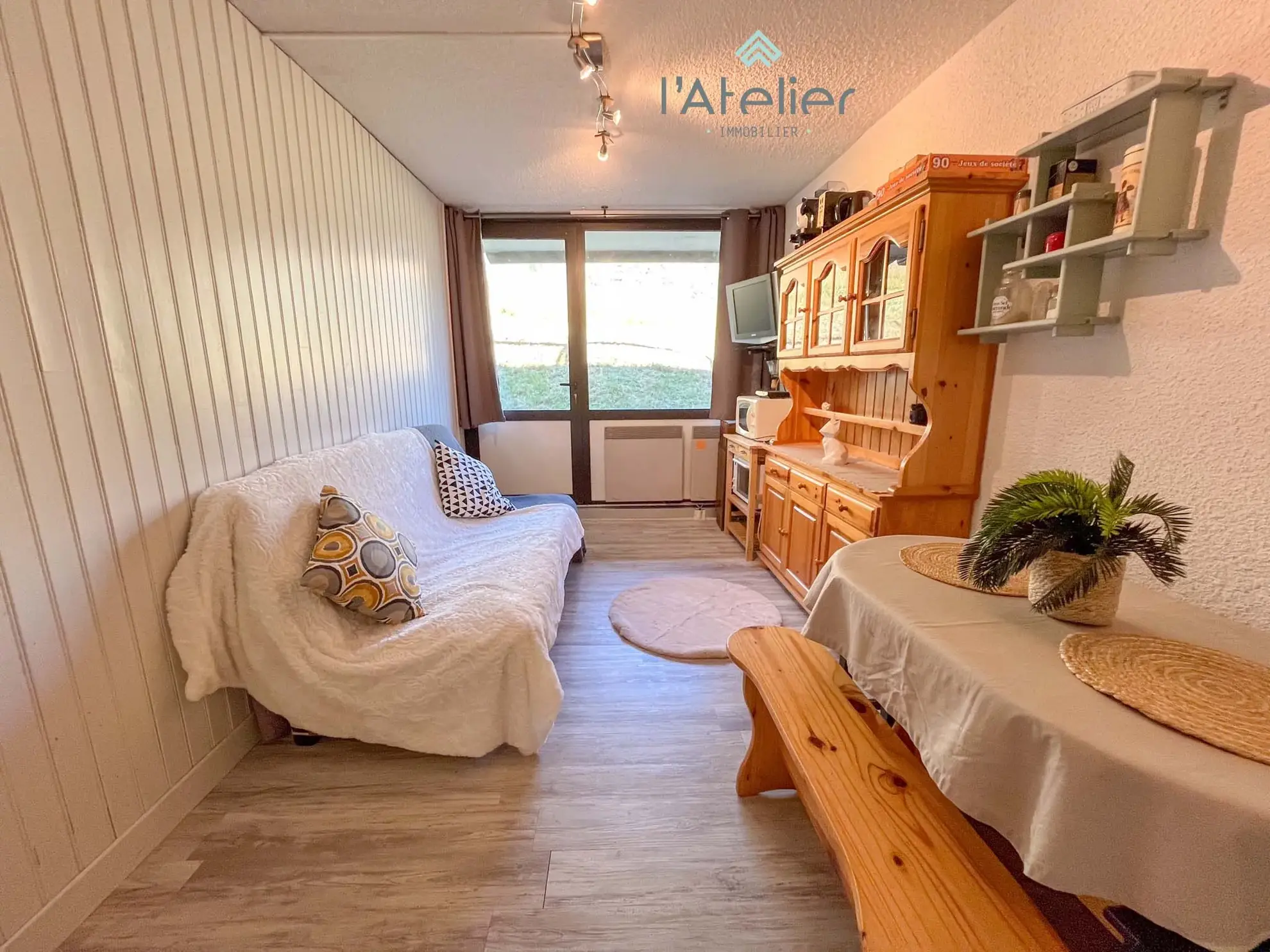 Appartement T2 lumineux de 29,86 m² à Piau Engaly, idéal investissement montagne 