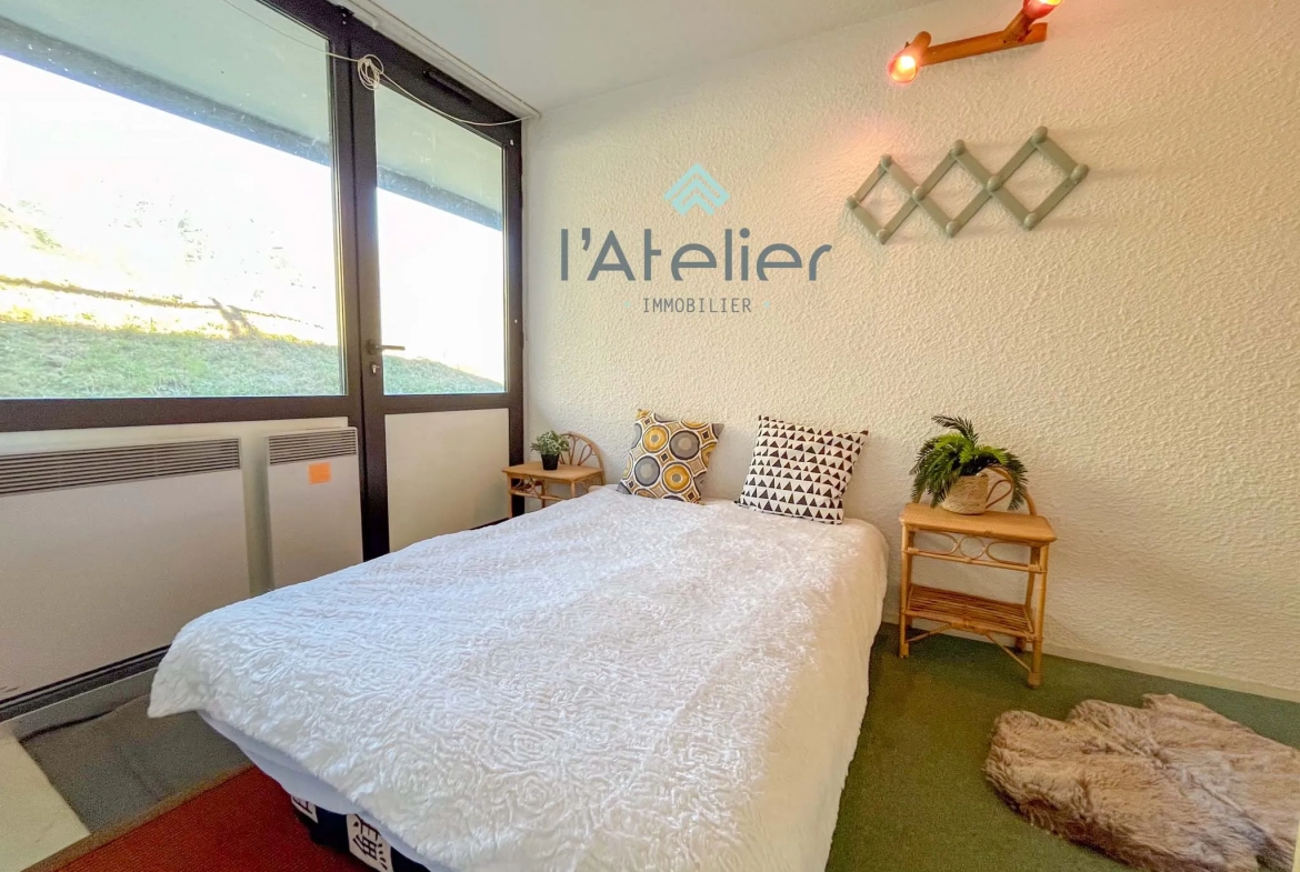 Appartement T2 lumineux de 29,86 m² à Piau Engaly, idéal investissement montagne 