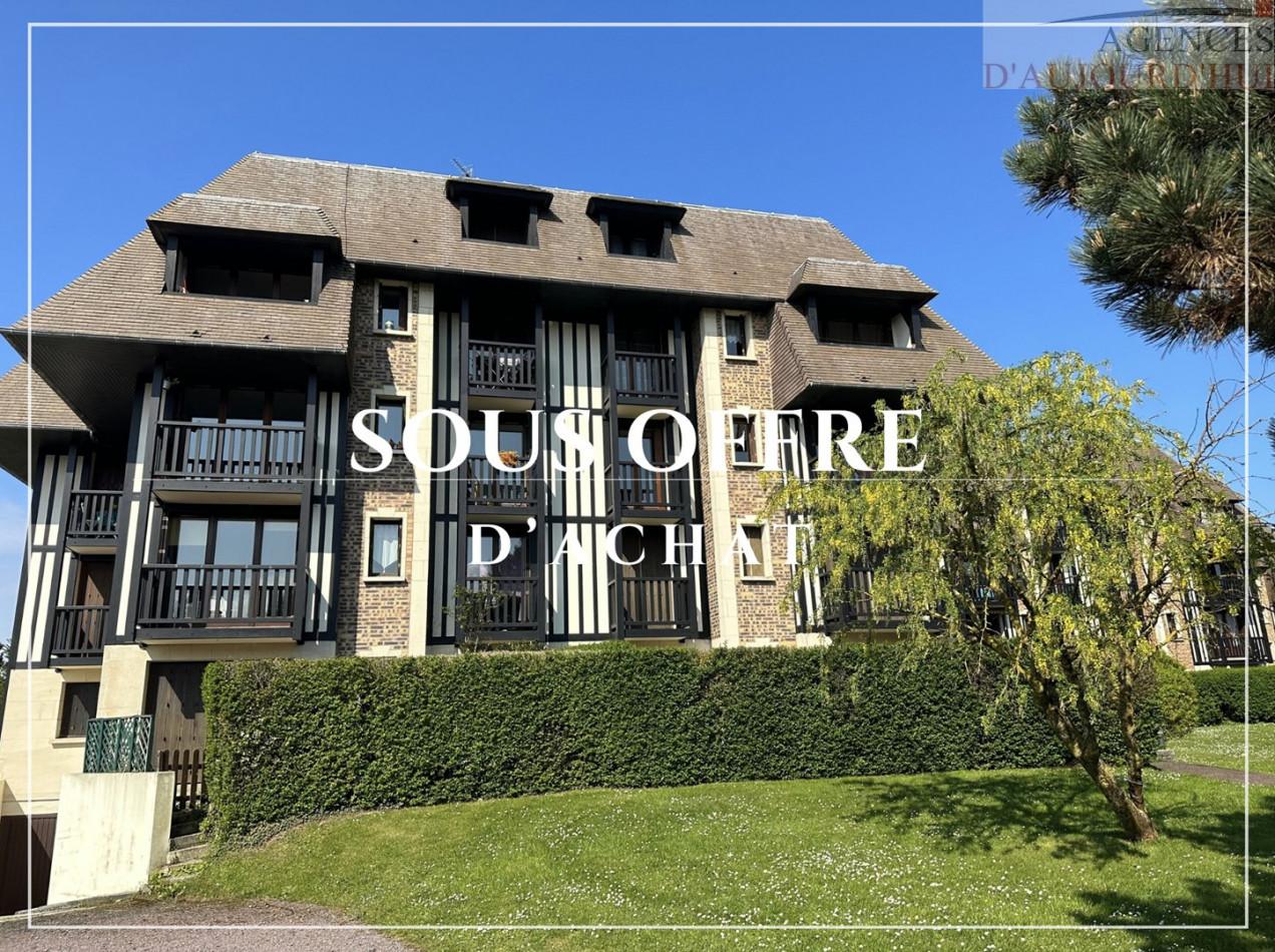 Appartement 2 pièces de 37 m² à Blonville-sur-Mer avec balcon, cave, parking, dans résidence proche commerces et plage.