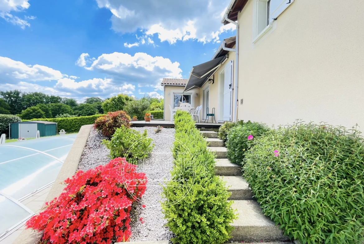 Charmante maison avec piscine à Boisseuil proche Limoges 