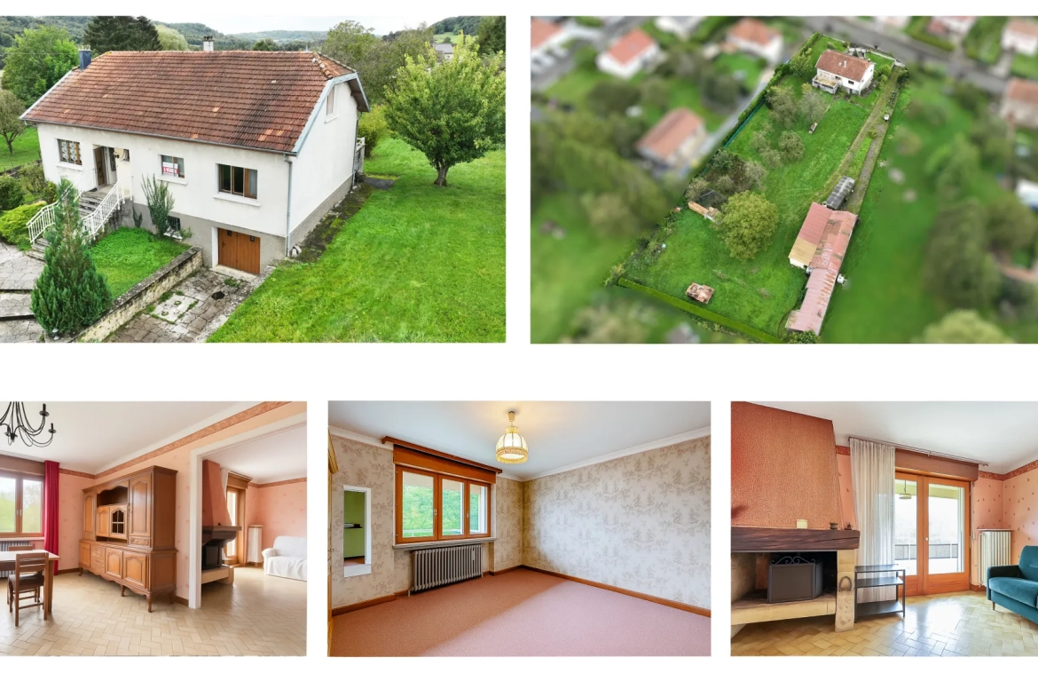 Maison spacieuse à rénover à Longwy, Terrain de 37 ares, Vue imprenable 