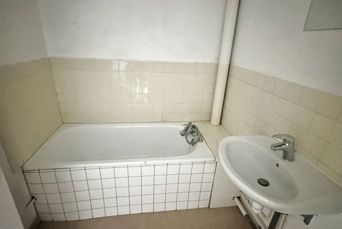 Appartement 3 pièces avec 2 chambres et cave à Troyes 